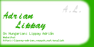 adrian lippay business card